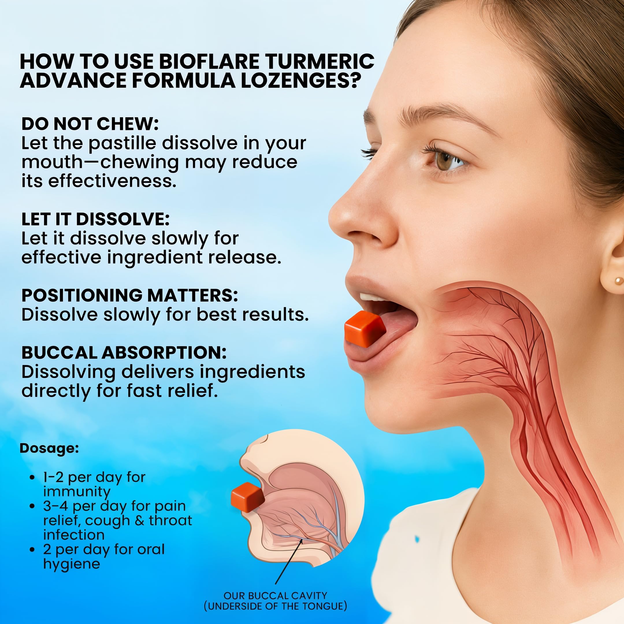 Turmeric Lozenges – Sugar Free Turmeric Curcumin Supplement for Adults – Daily Wellness & Curcumin Support – 10 Count — Amazon image 9