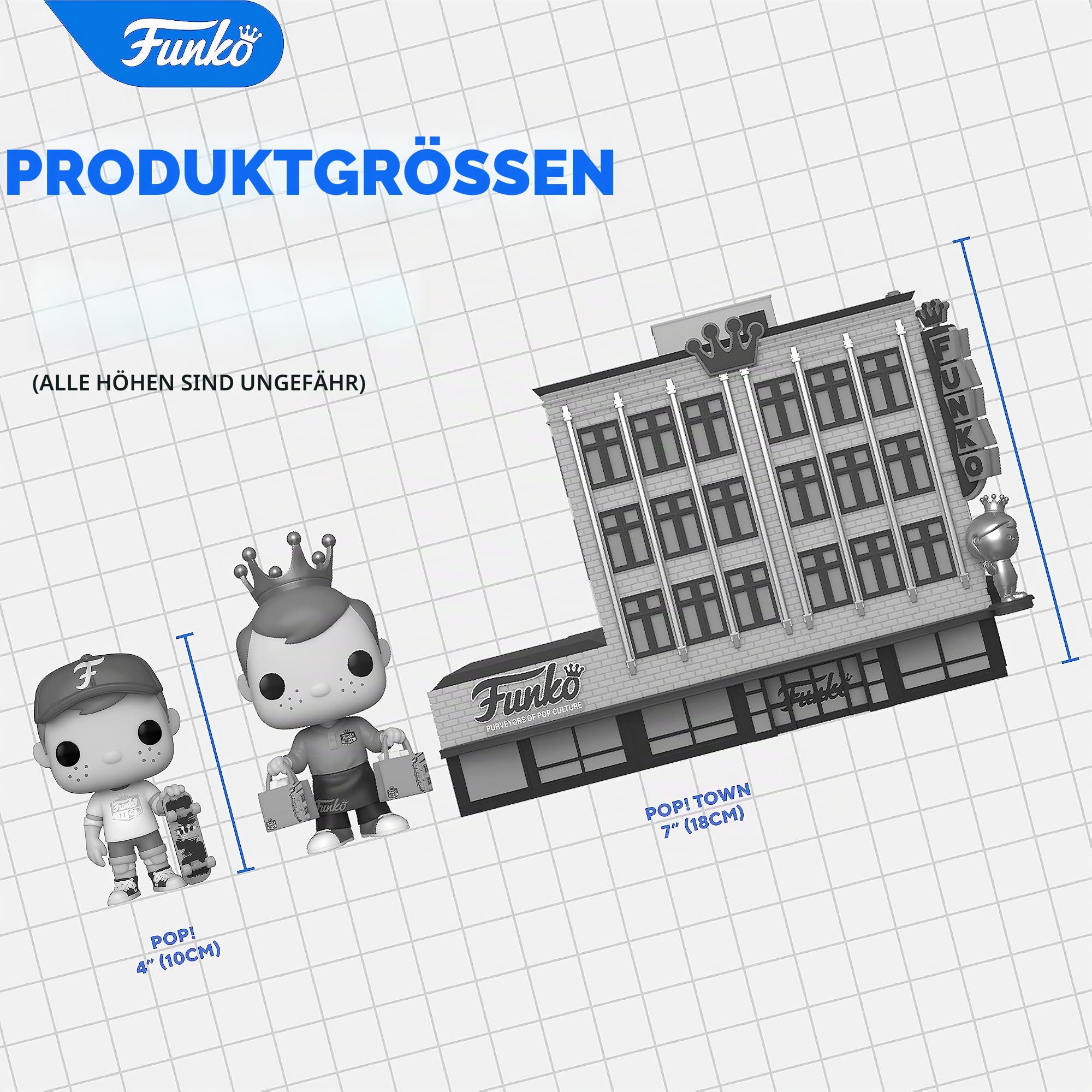 Funko Pop! Town: WDW 50th-ToT mit Mickey - Tower of Terror - Disney World 50th Anniversary - Vinyl-Sammelfigur - Geschenkidee - Offizielle Handelswaren - Spielzeug Für Kinder und Erwachsene