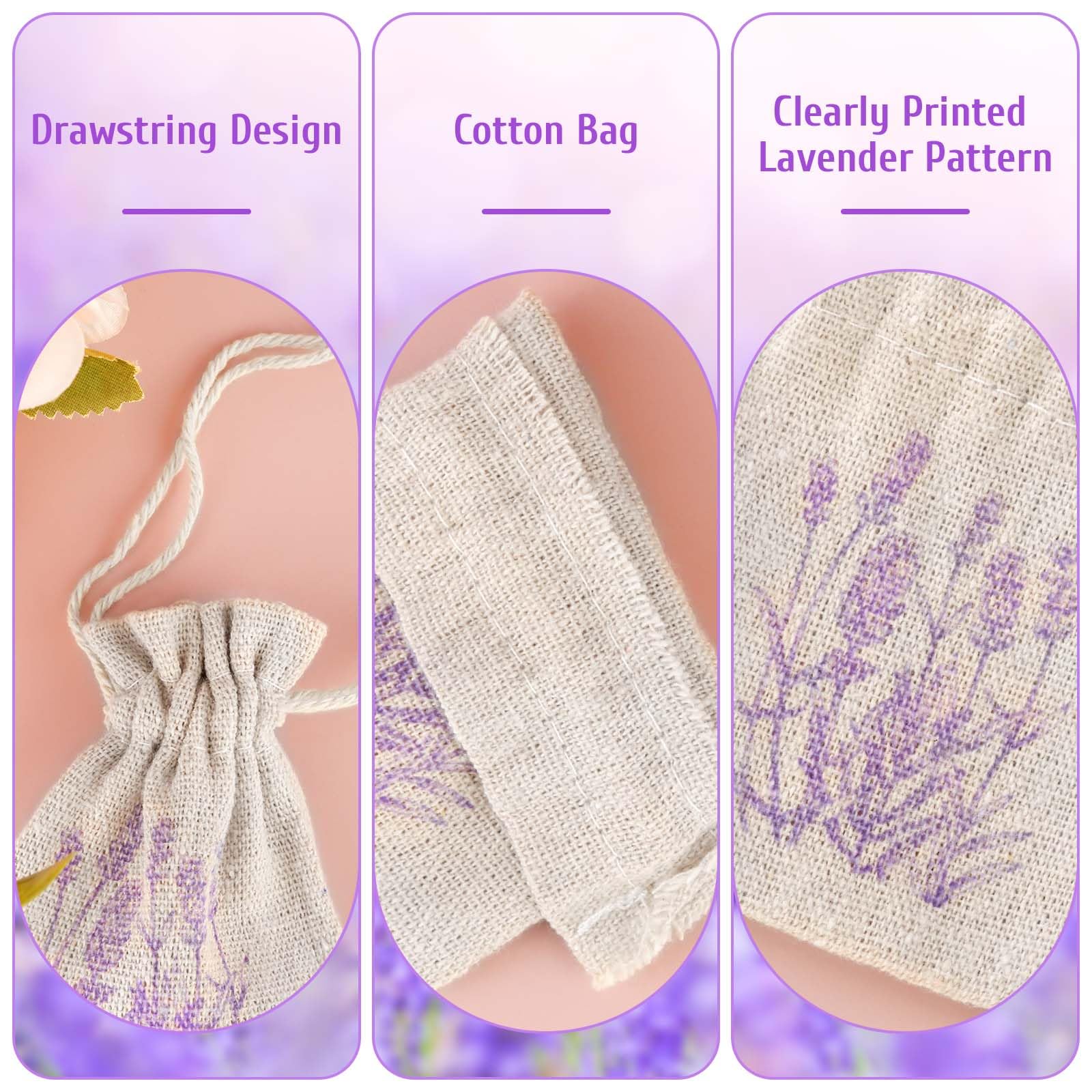 Sachets Lavande Séchée Anti-mites 14 Sachets De Lavande Séchée