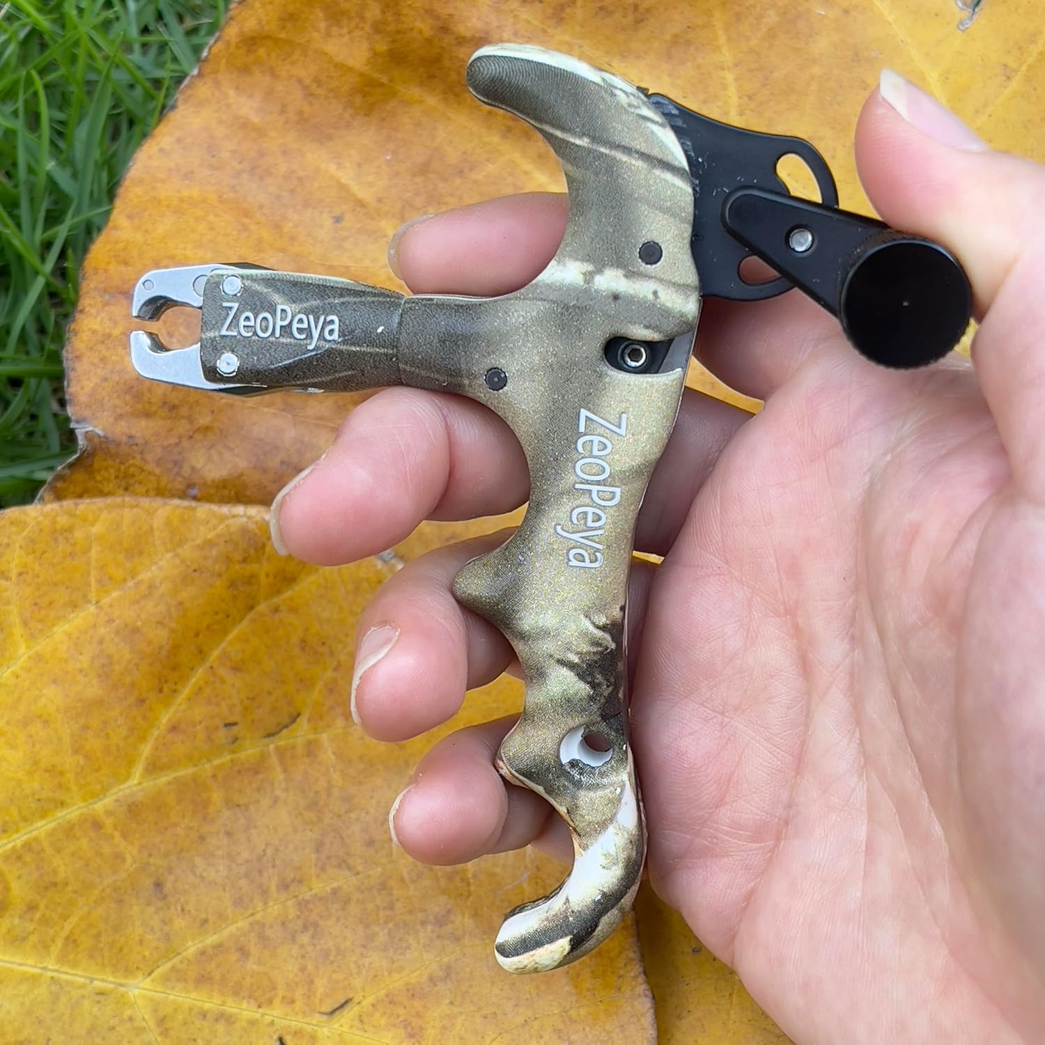 Bow Release for Compound Bow, 360° Rotate Caliper Thumb Release Archery Accessories