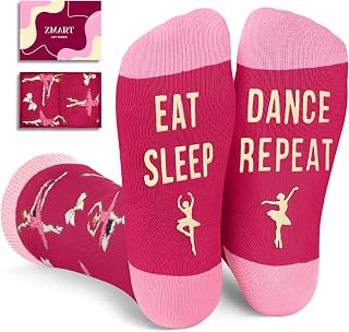 Zmart Gifts for Sports Lovers - Running Yoga Dance Skater Fishing Gifts, Funny Socks