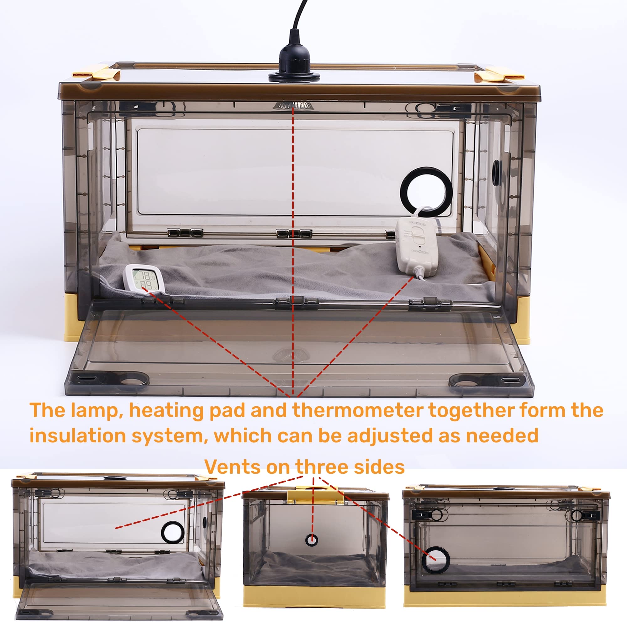 Incubator for Puppies, Kitten Incubator, Puppy Incubator with Pad