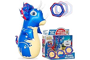 Inflatable Dinosaur Bop Bag for Kids - Ultimate Stress Relief and Playtime Fun