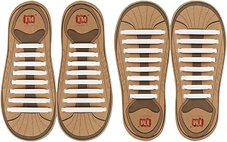 INMAKER No Tie Shoelaces, Pack of 2, Elastic Shoe Laces for Kids and Adults