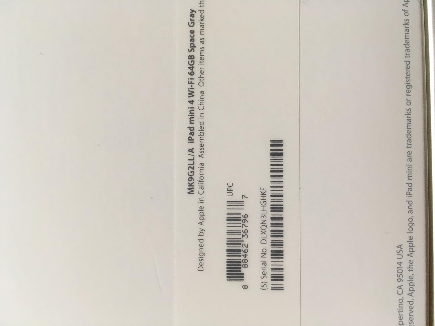 Apple iPad Mini 4 MK9G2LL/A 7.9-Inch Multi-Touch Retina Display, 64GB (Space Gray)
