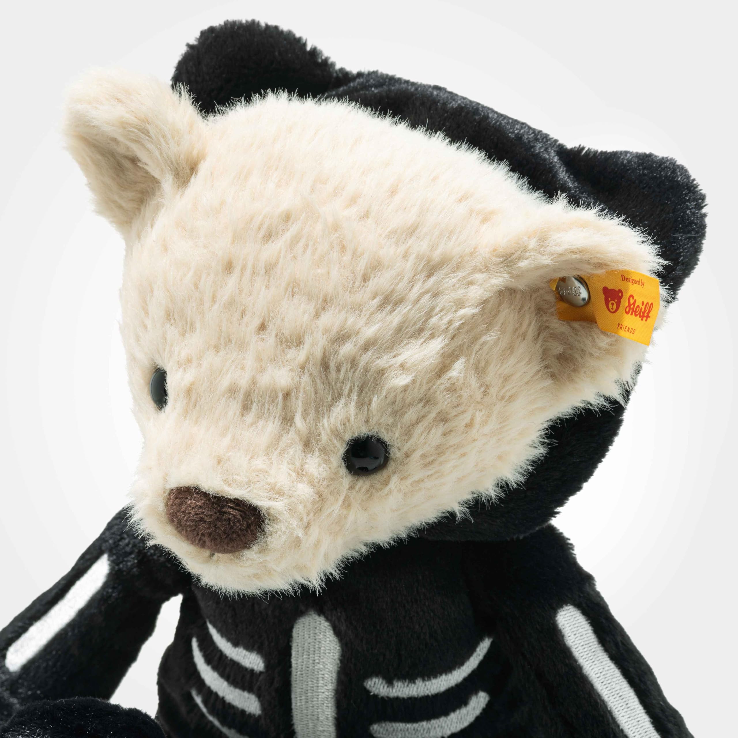 Steiff Pluszowy miś Mr. Bones, słodki pluszak, dla dzieci, chłopców i dziewczynek, Soft Cuddly Friends, pluszowa zabawka, 34 cm, wielokolorowa, 114168