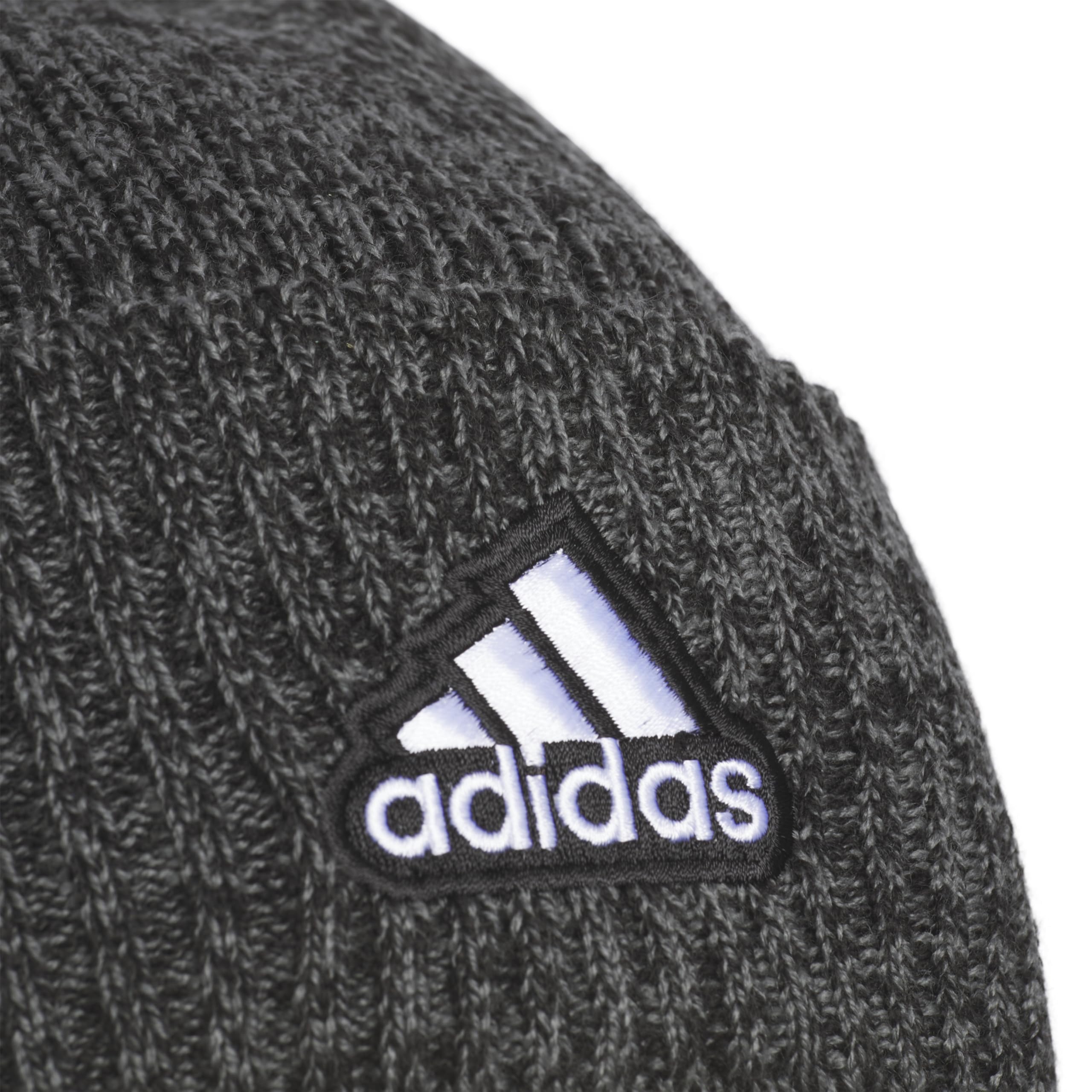 adidas Recon Ballie Pom Tall Fit Fold Beanie Warm Fleece-Lined Double Layer Cuffed Style - Sombrero de Copa Baja Hombre