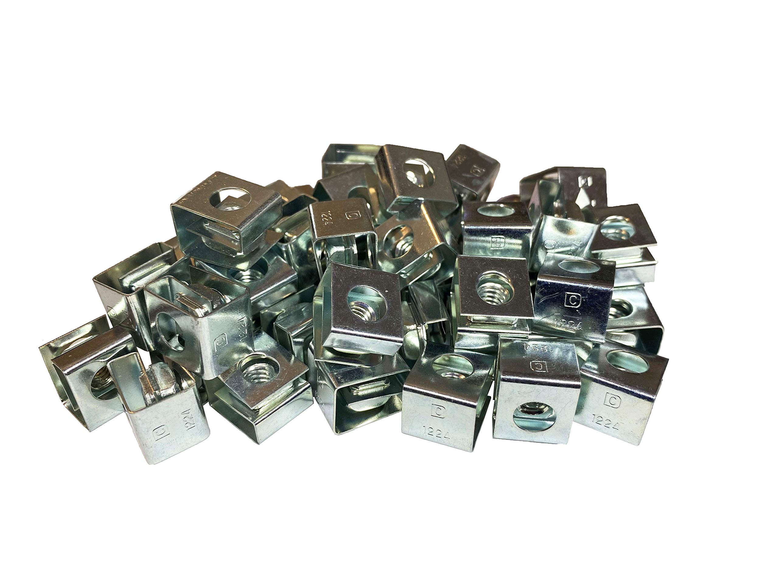 rackgold RackGold® Zinc 12-24 Slide-on Cage Nuts 50 Pack - USA Made-picture-18