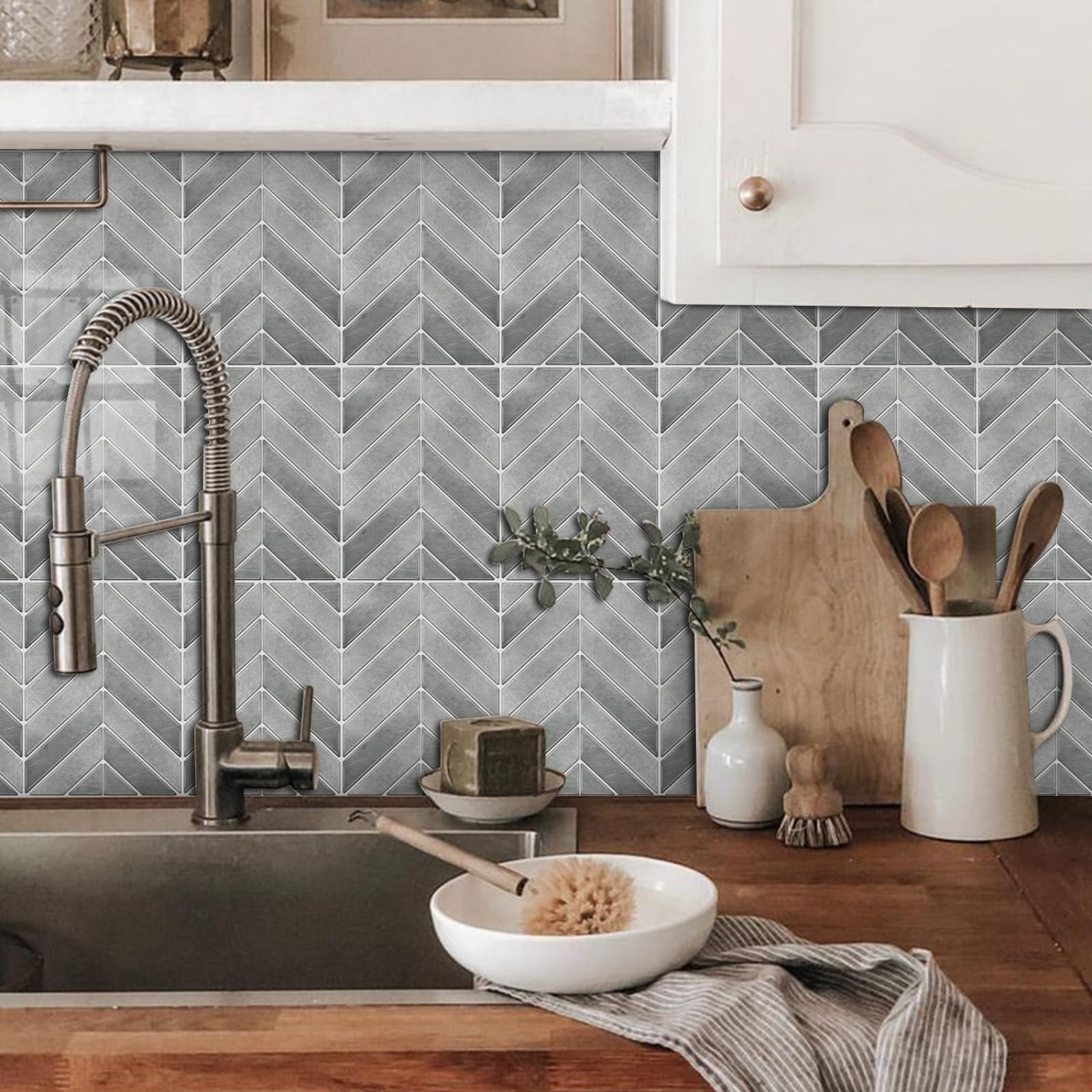 Pavimento Pvc Adesivo Piastrelle Adesive Cucina Bagno Adesivi Murali