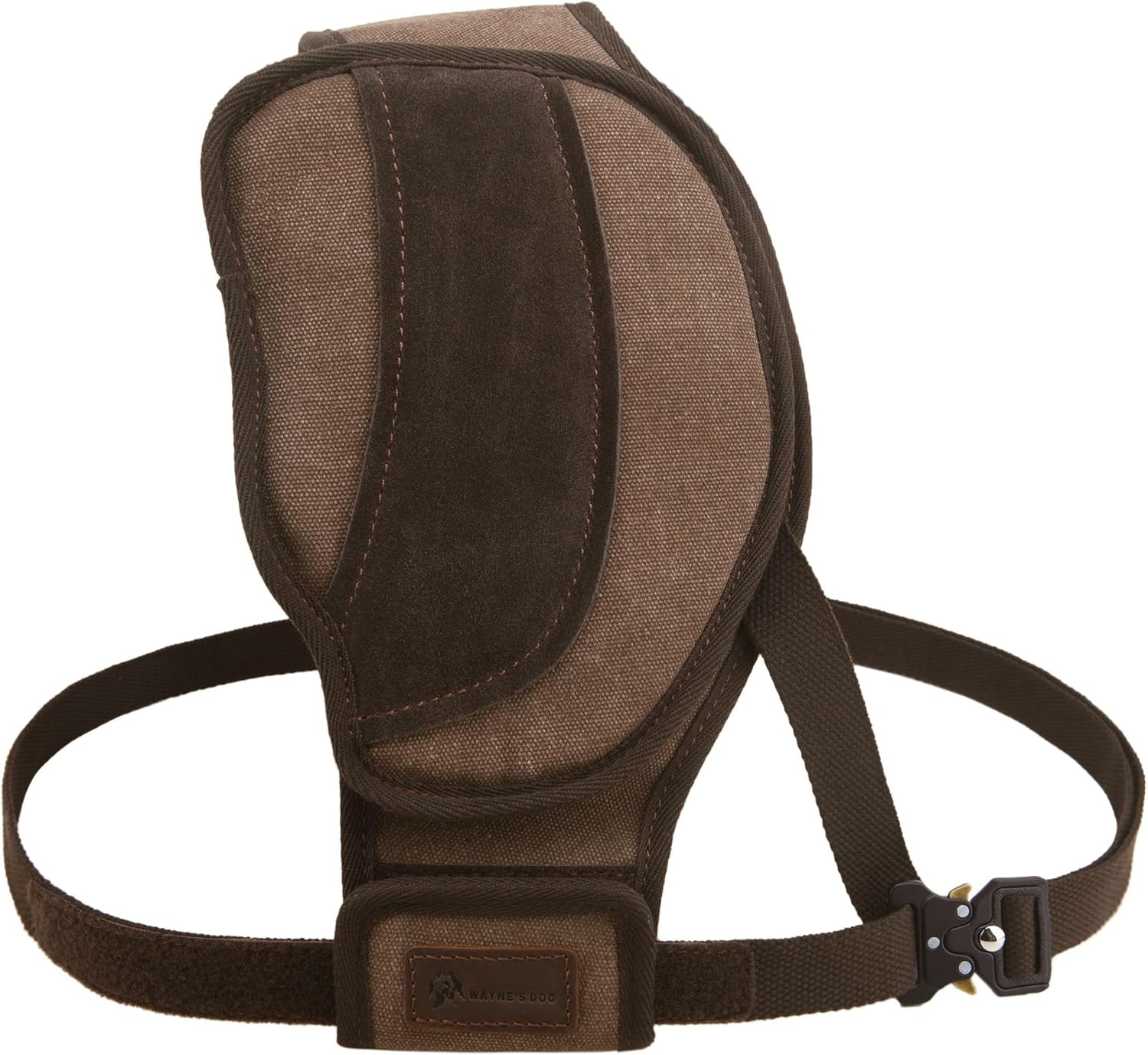 WAYNE'S DOG Ambidextrous Shooting Recoil Field Shield, Suede Leather Canvas Shotgun Shoulder Recoil Pad Shirt
