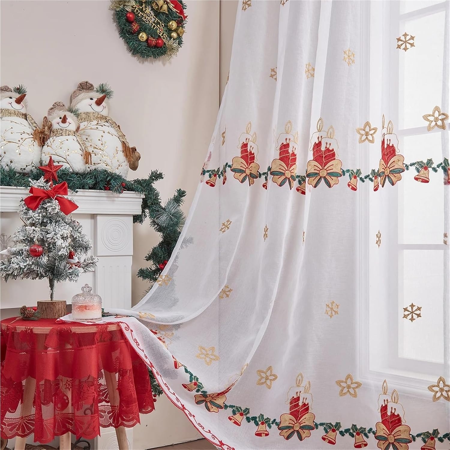 Solid Blackout Curtains for Bedroom Curtains 84 Inch Length for Living Room 1 Panels Set(130x210cm)