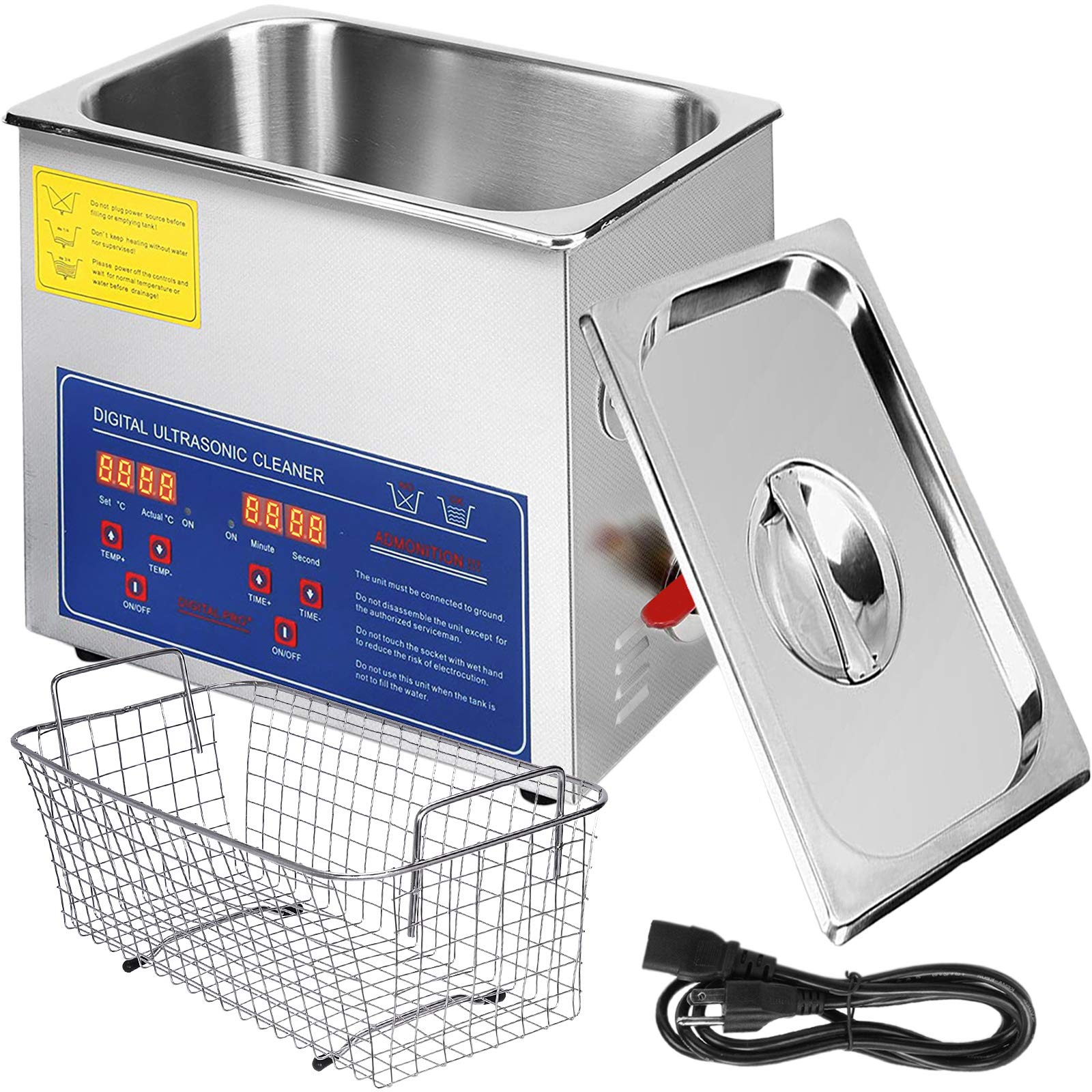 VEVOR Commercial Ultrasonic Cleaner 6L Heated Ultrasonic Cleaner with  | amzdealz