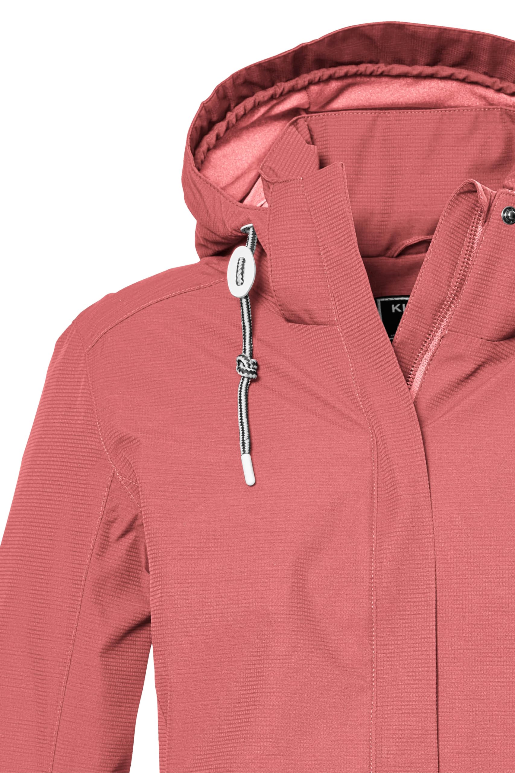 Killtec Kos 61 Wmn Jckt Chaqueta impermeable funcional/chaqueta de exterior con capucha con cremallera Mujer (Pack de 1)