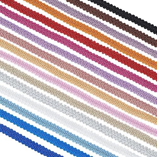 PH PandaHall 34 yardas, cordón trenzado de poliéster tejido de poliéster para coser a mano, manualidades, disfraces, decoración del hogar, 38