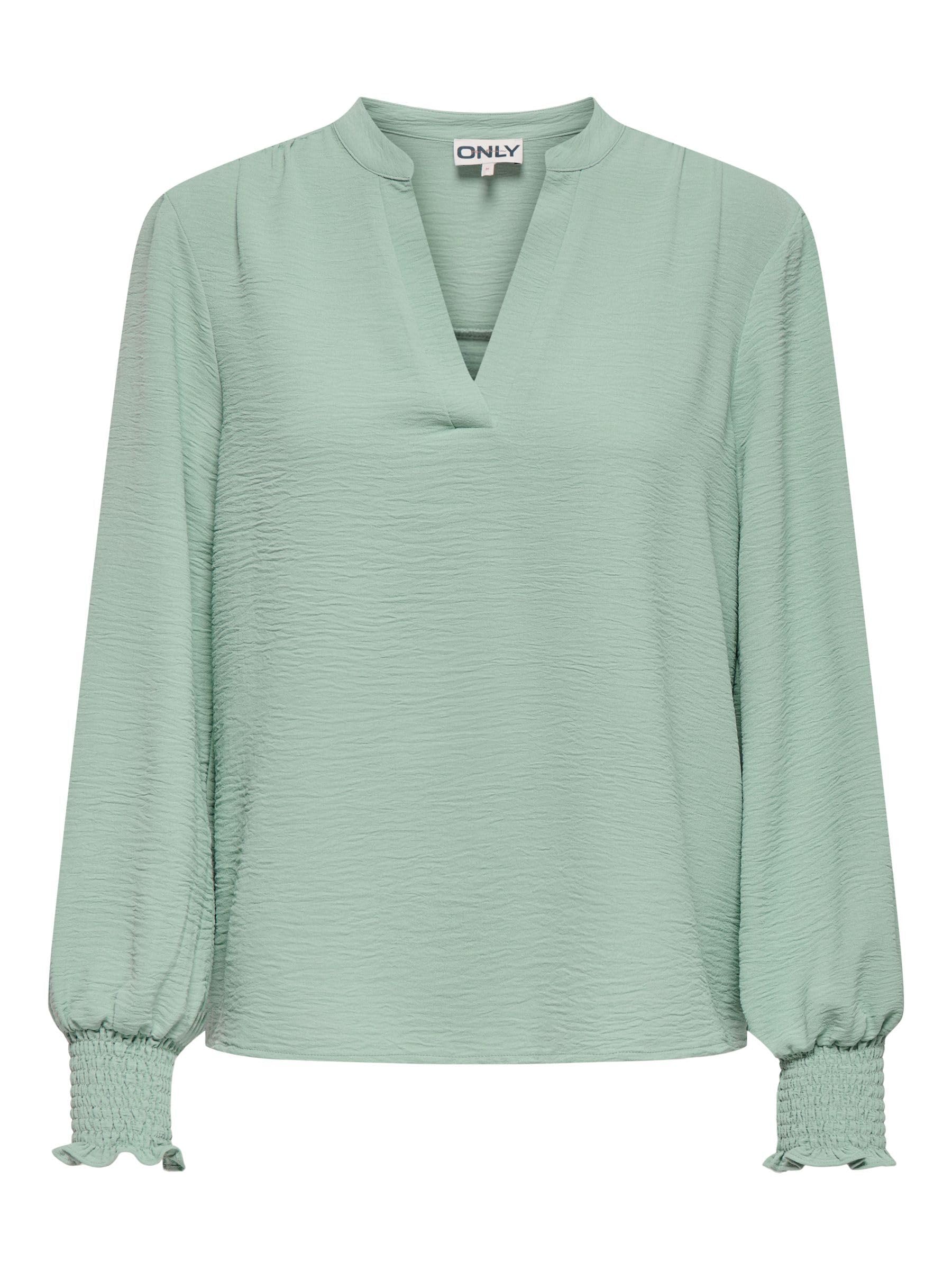 Onlmette V-Neck Ls Smock Top Noos WVN