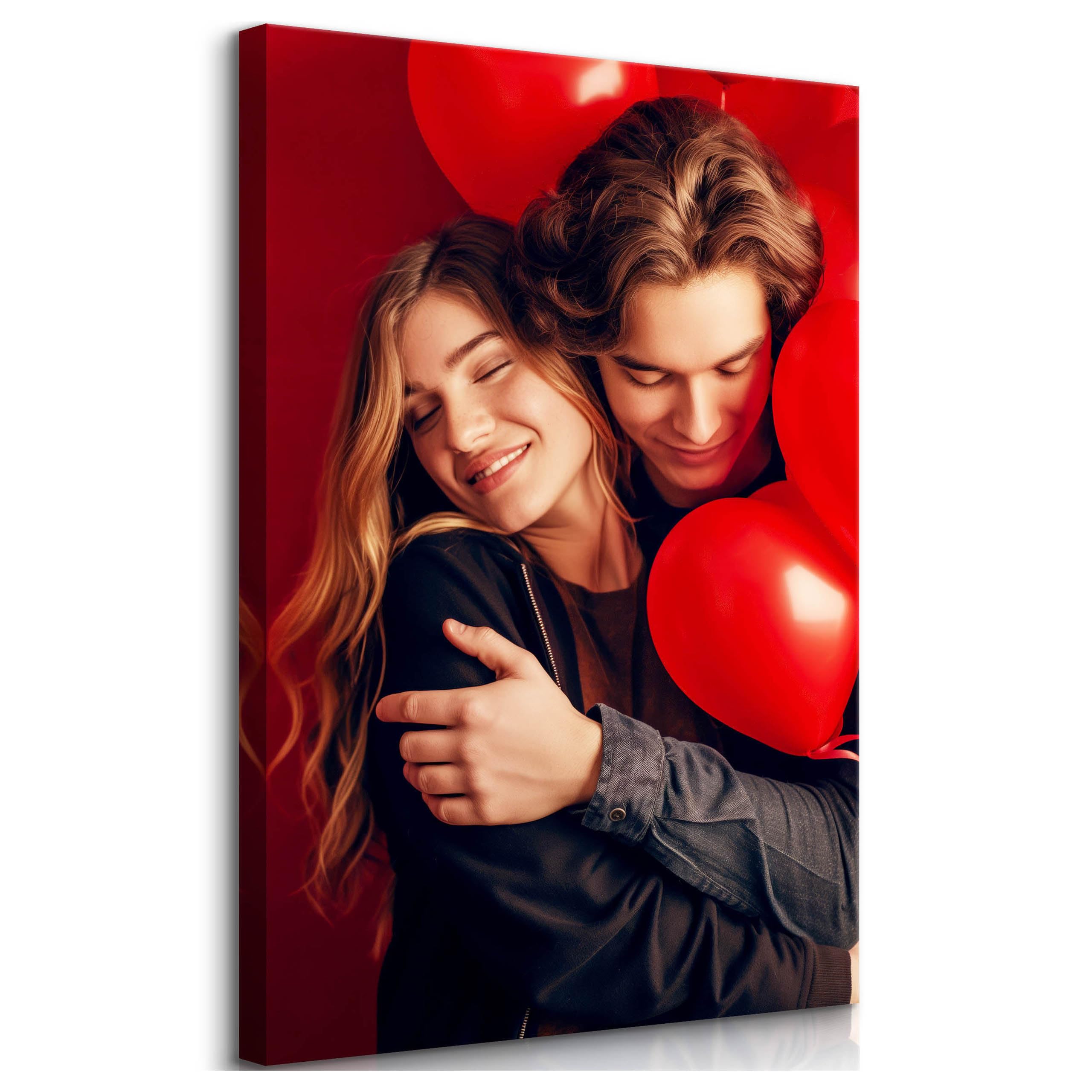 Muralo Personalisierte Leinwand mit eigenem Bild, Wandbild - 80x120 cm | Foto-Leinwandbild, hochauflösender Druck, lebendige Farben - ideal für Wohnzimmer und Schlafzimmer, Ein Geschenk fürs Leben