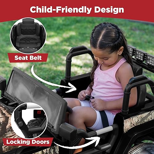 Vista 96 de Best Choice Products - Camión de 12 V con control remoto para montar, Rosado