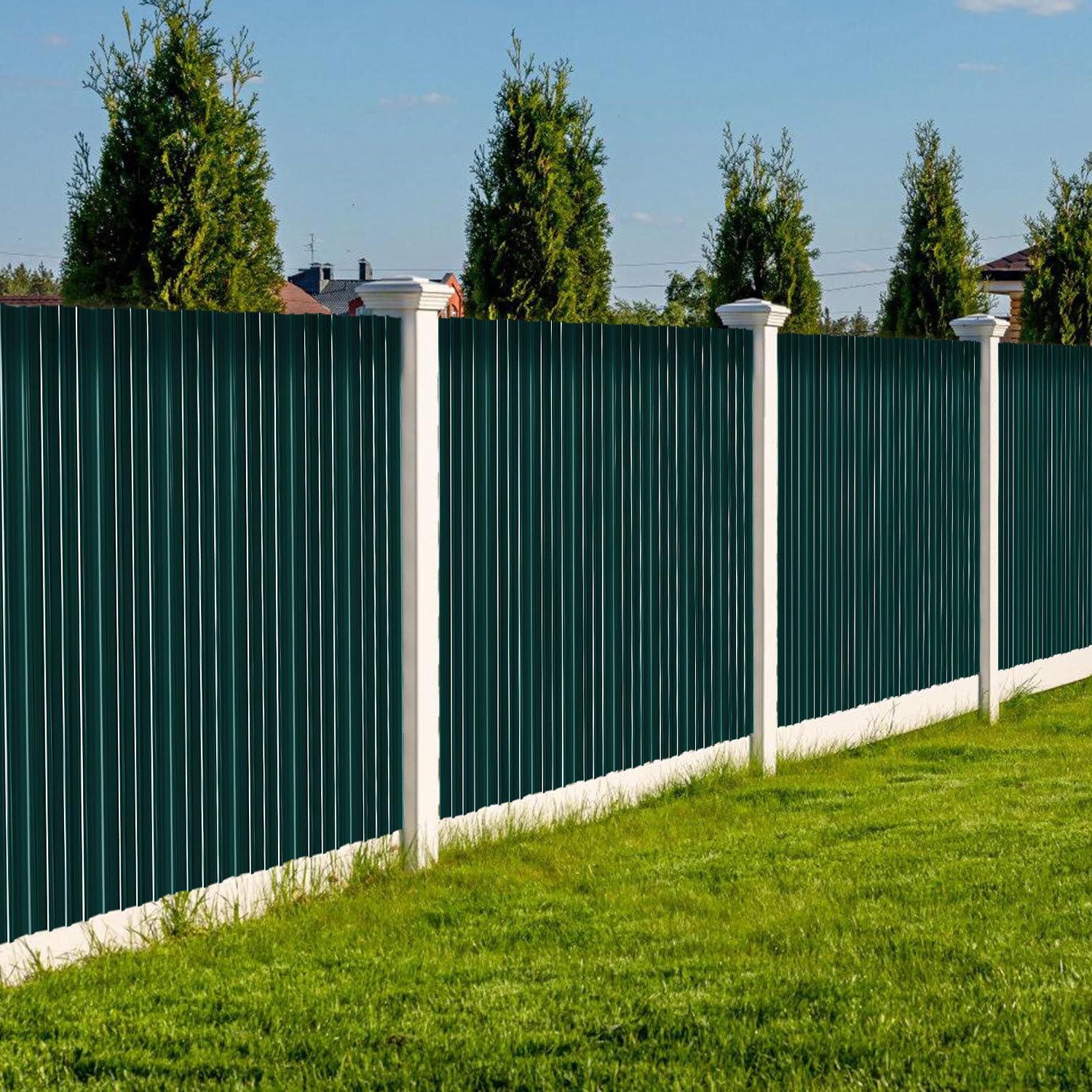 Set de chapas trapezoidales para techo 36 piezas 115×45 cm Verde chapa de acero 0,25 mm para casa de jardín, cobertizo de herramientas, cobertizo para herramientas incl. guantes aprox. 18 m²