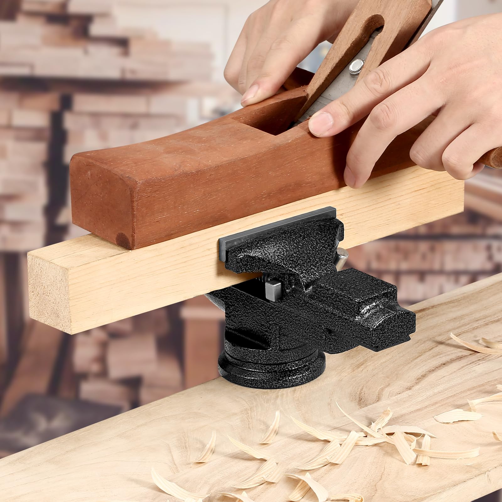 Amazon.co.jp: 万力 テーブルバイス 卓上万力 口幅約84 mm 最大開口約