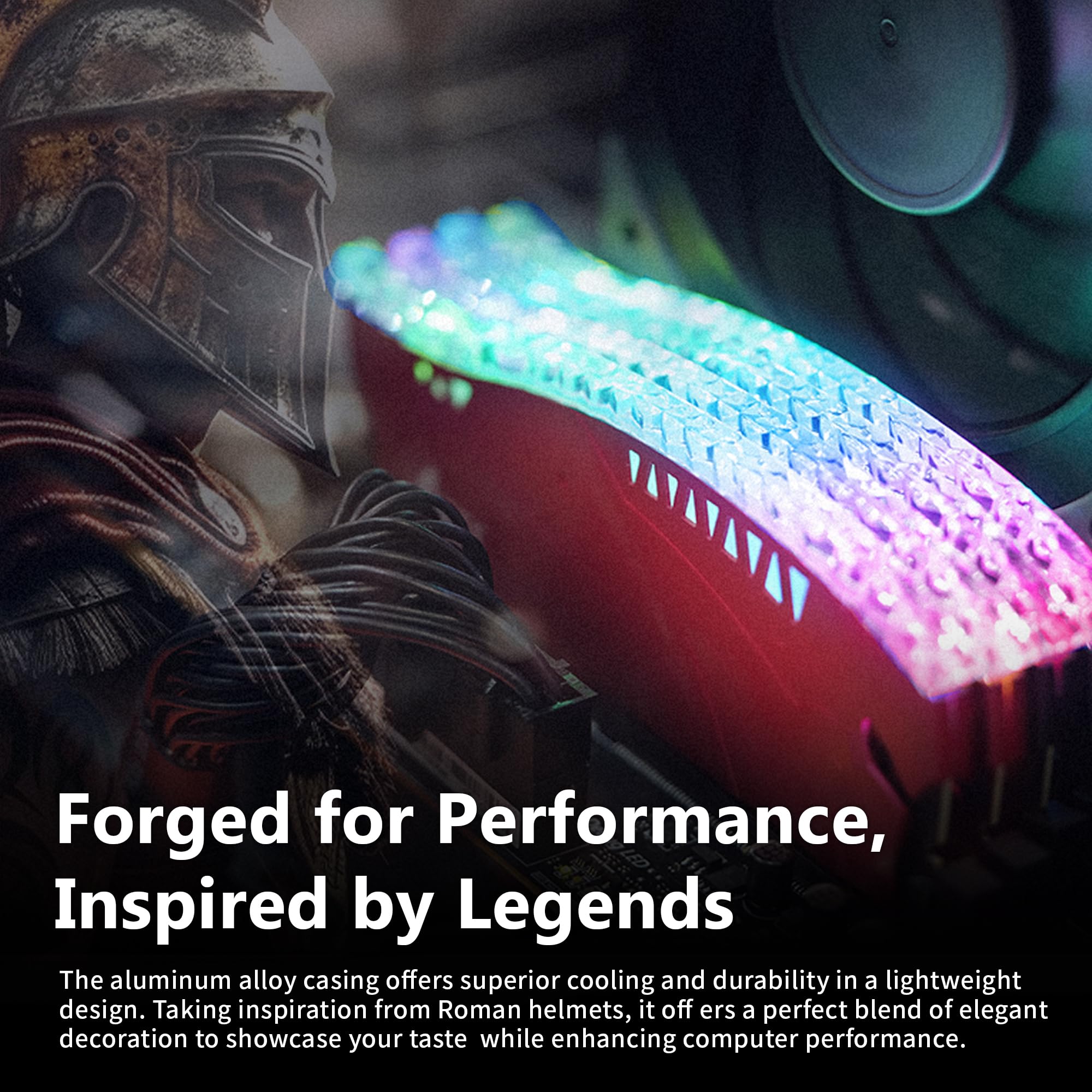DATO DDR4 RAM 16GB kit 8GBx2 RGB Memory dimm with heatsink 3200MHz