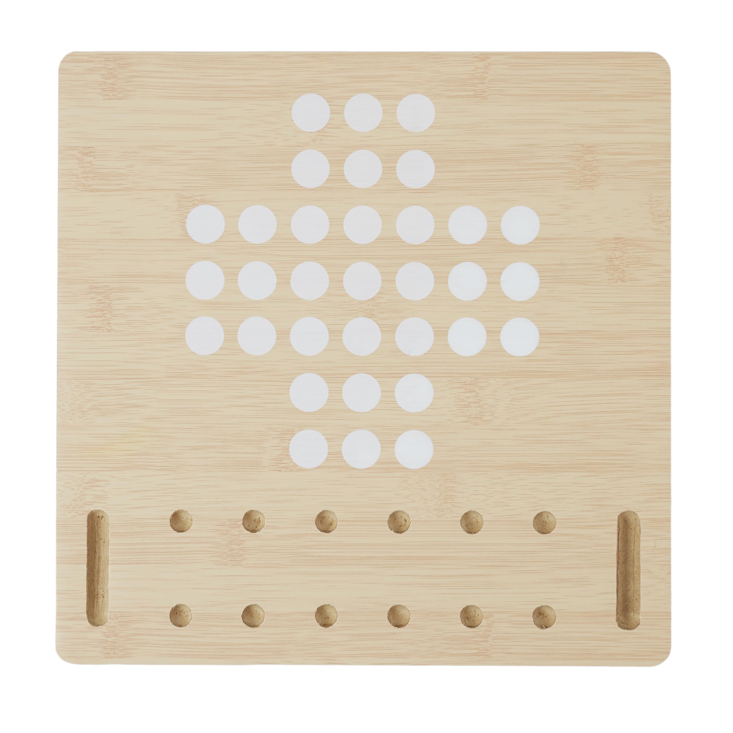 MISTER GADGET Coffret 10 Jeux de Société en Bois 32,5 cm Familial Marron | Bois MDF, coffret 10 jeux de société, 32,5 cm, échecs dames petits chevaux et plus, familial, marron