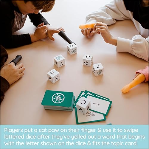 Miniatura 4 de Cat-a-gories, juego de dados de aprendizaje de vocabulario para 2 a 4 jugadores  Juegos de viaje  Juegos de camping  Juegos para 2 jugadores  Juegos