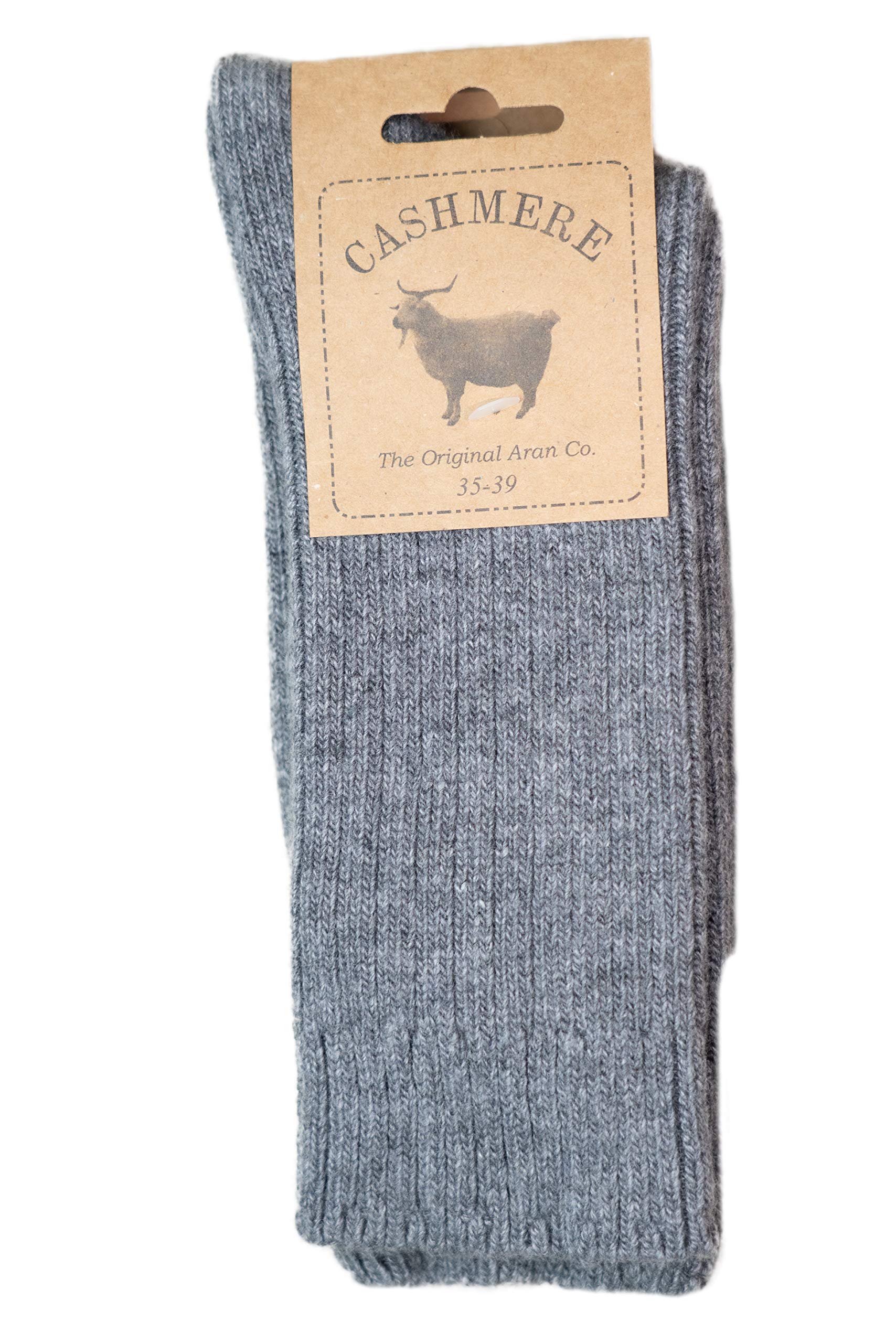 WEST COAST KNITWEAR Womens Fine Cashmere and Merino Wool Super Soft and Warm Socks (Platino)