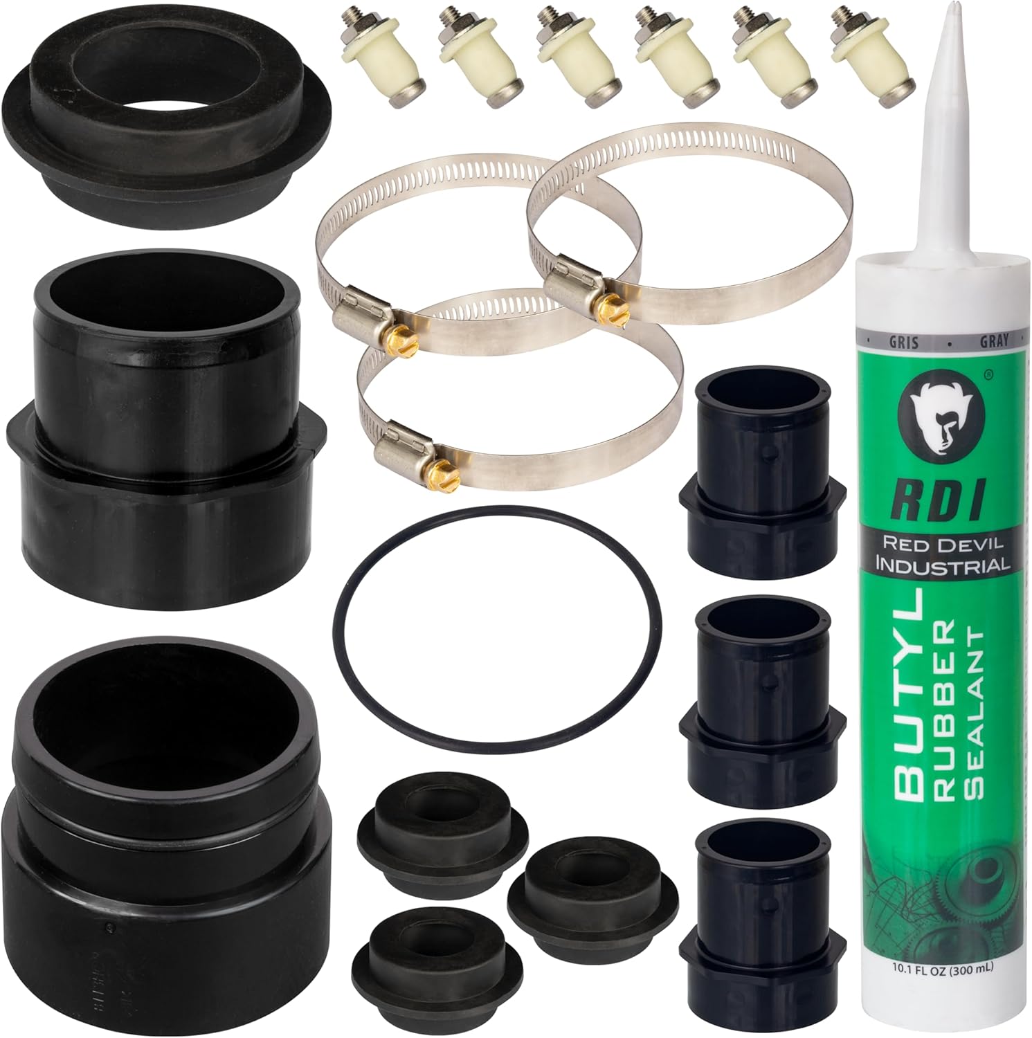 AmeriKart Universal RV Wastewater Holding Tank Fittings