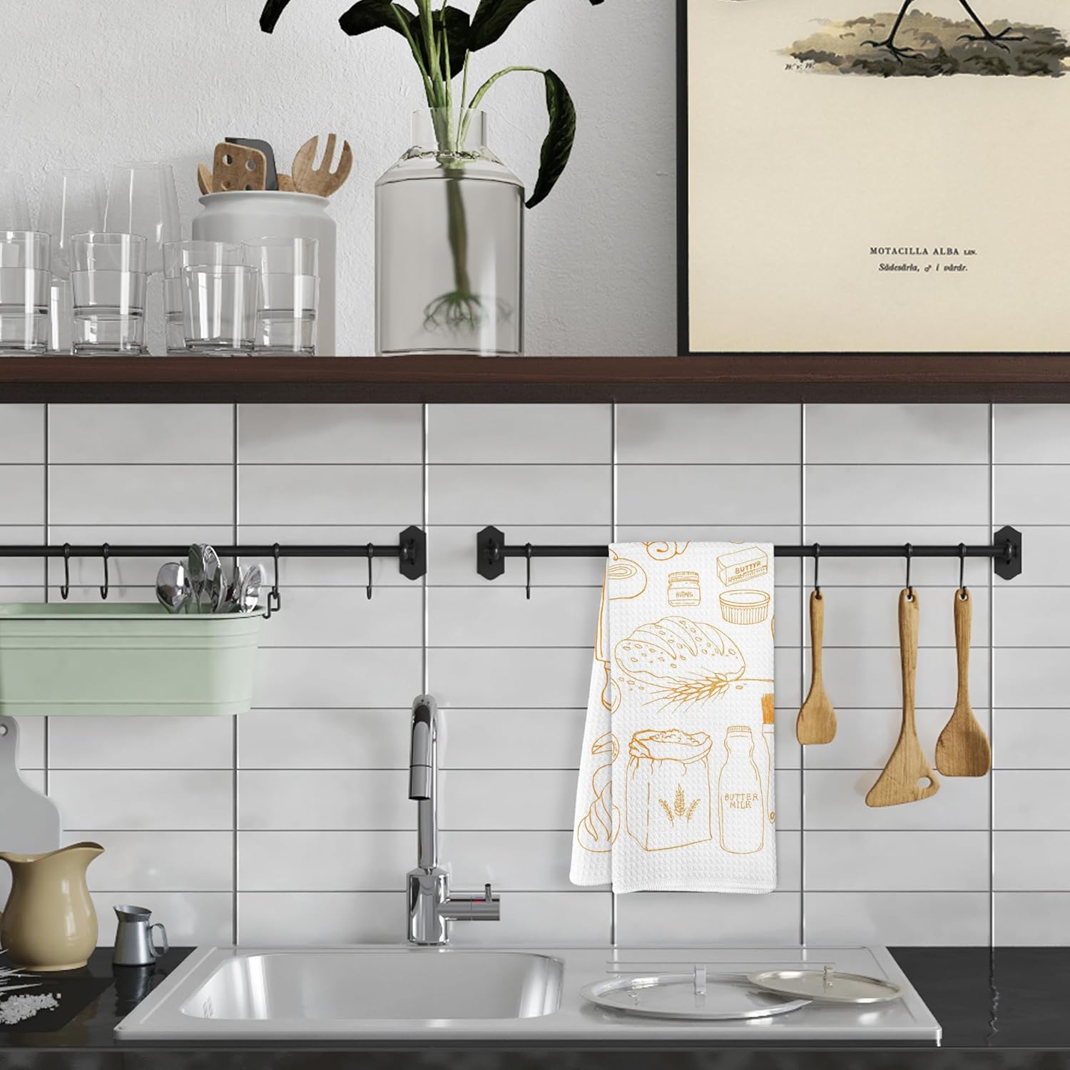 Best Baking Kitchen Towels Gifts for Women, Baking Gifts Dish Towels Hand Towels for Kitchen, 16x24 Inches - Image 3