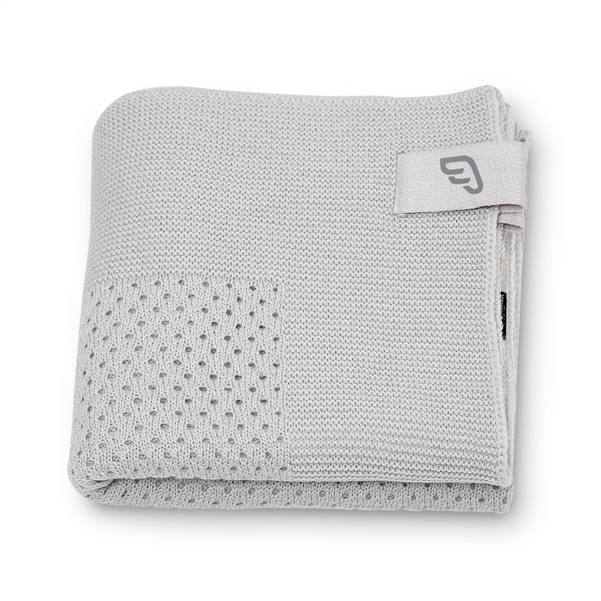Stokke JetKids Merinowolldecke, Pebble Grey - Passt in den Deckel der BedBox, um Dein Kind auf Reisen warmzuhalten - Waschmaschinenfest