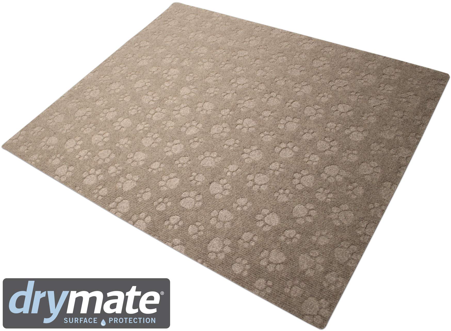 Premium Litter Trapping Mat, Cat Litter Mat (28 Inches x 34 Inches), Paw Design Traps Litter - Absorbent/Waterproof/Urine-Proof - Machine Washable, Durable, (USA Made)