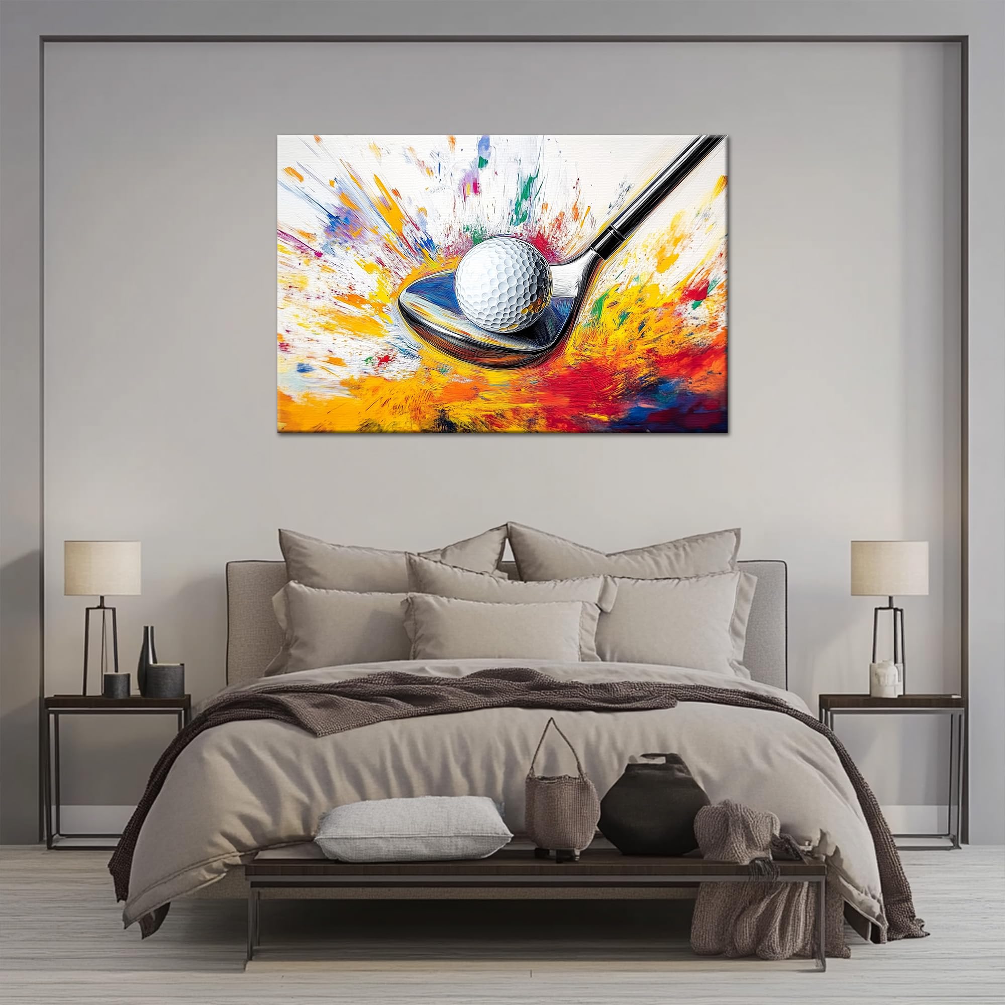 Amazon.com: ANRUOXI Graffiti Golf Wall Art, Golf Pictures Wall