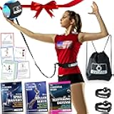 OVANTO Volleyball Training Equipment Aid – Solo Volleyball Equipment in 4 Styles to Serve, Spike, Set and Pass Like a Pro - Adjustable Volleyball Practice Equipment Gift for Beginners & Experts