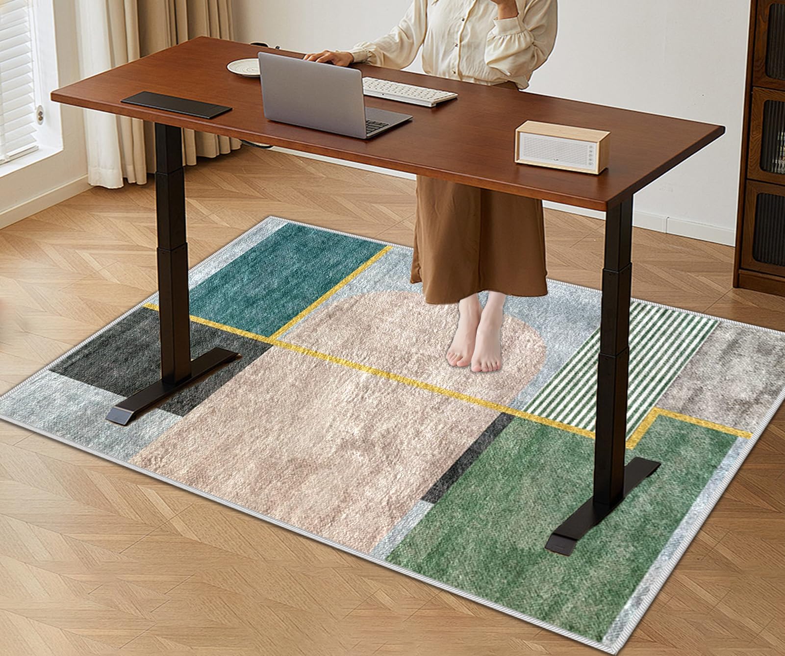 Alfombrilla Para Silla Gaming Grande Alfombra Para Silla De Escritorio Antideslizante Resistente Pelo Corto Alfombra Protectora Suelo Silla Ruedas Para Laminado Suelos Duros Concreto 120 x 140 cm