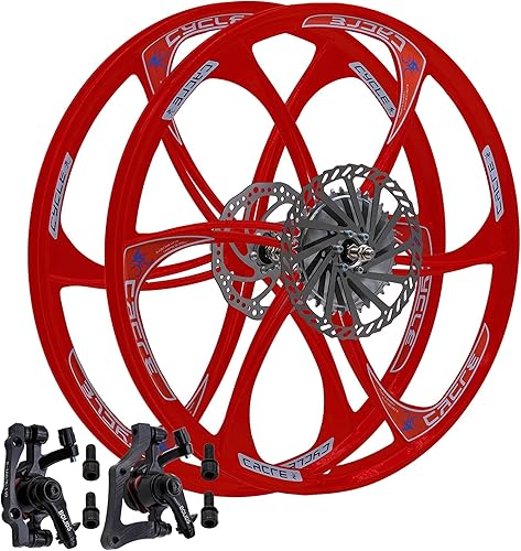 BBR Tuning Llantas de bicicleta de 26 pulgadas  Juego de ruedas de llanta resistente  Ruedas de bicicleta de montaña Beach Cruiser  Juego de ruedas