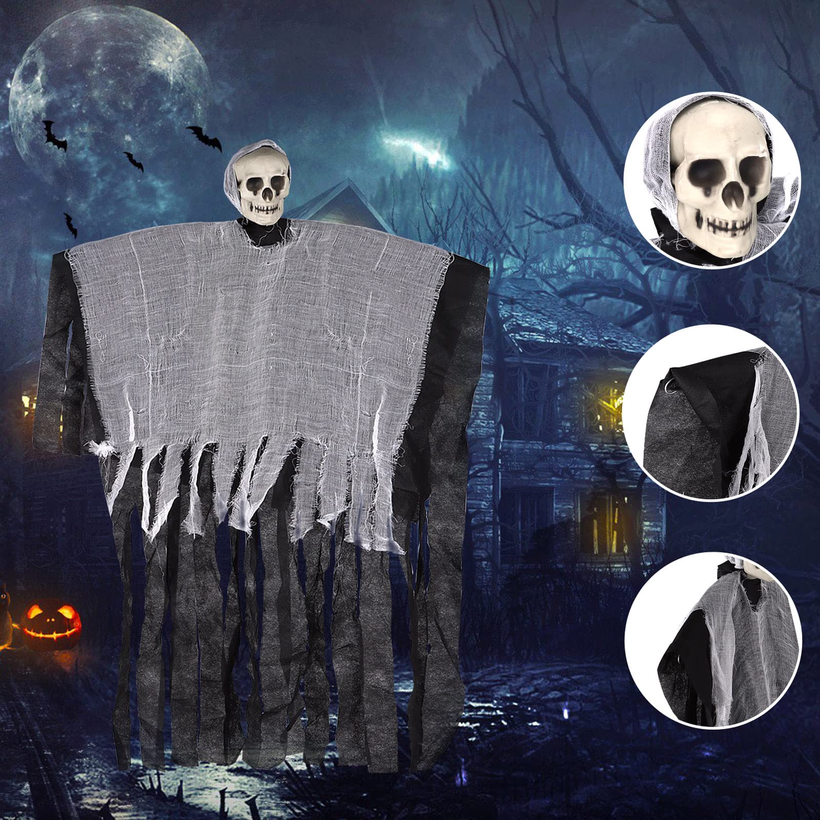 Décorations D'Halloween, Squelette, Accessoires De Décoration D