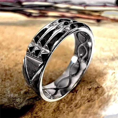Miniatura 2 de Atlantis Ring 925 Solid Sterling Silver Talisman Egyptian Amulet Handcrafted (8)
