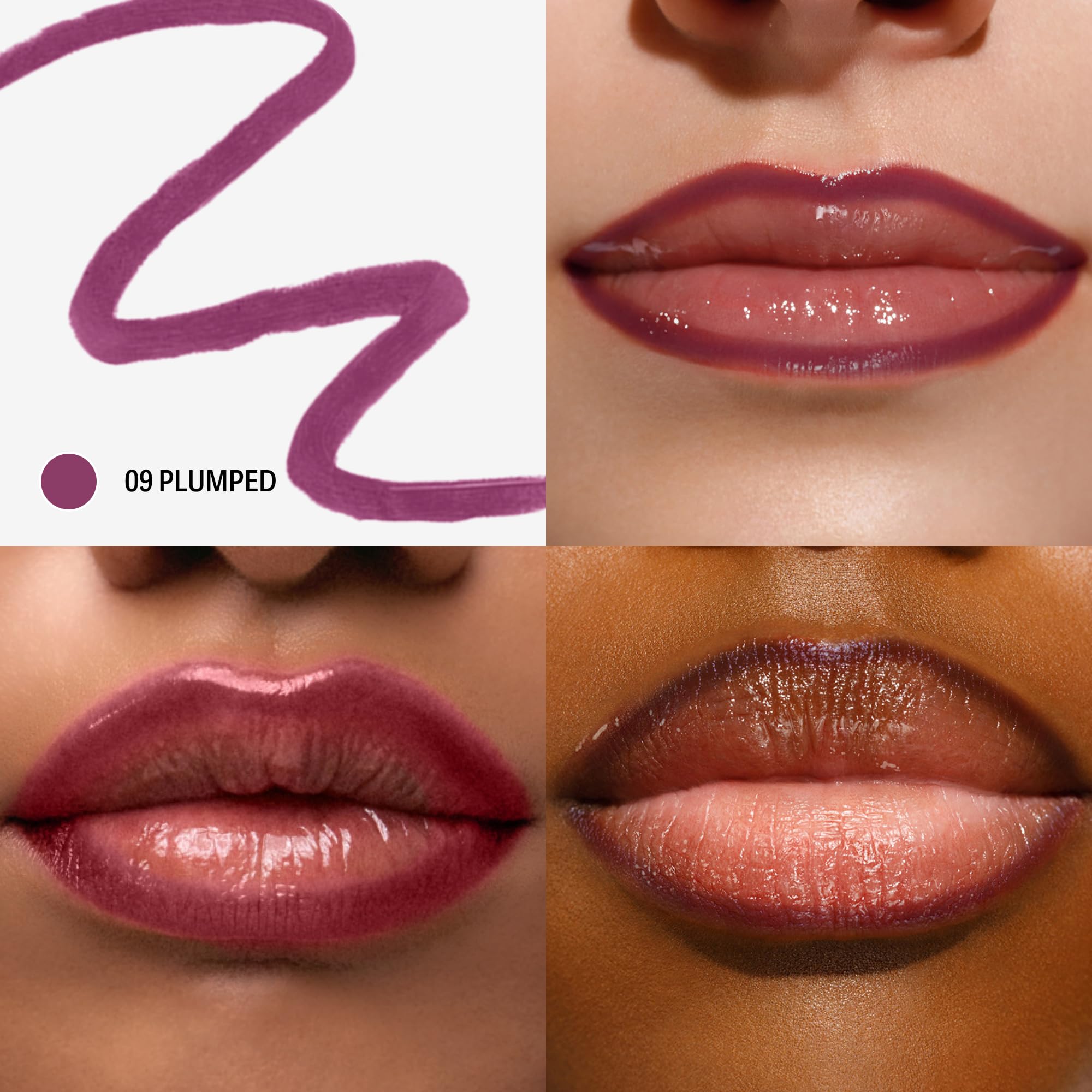 SACHEU BEAUTY Sacheu Lip Liner Stay-n Soyulabilir Uzun Süre Kalıcı Dudak Çizgisi Belirginleştirici 09 Plumped 3.5ML, 850055191549