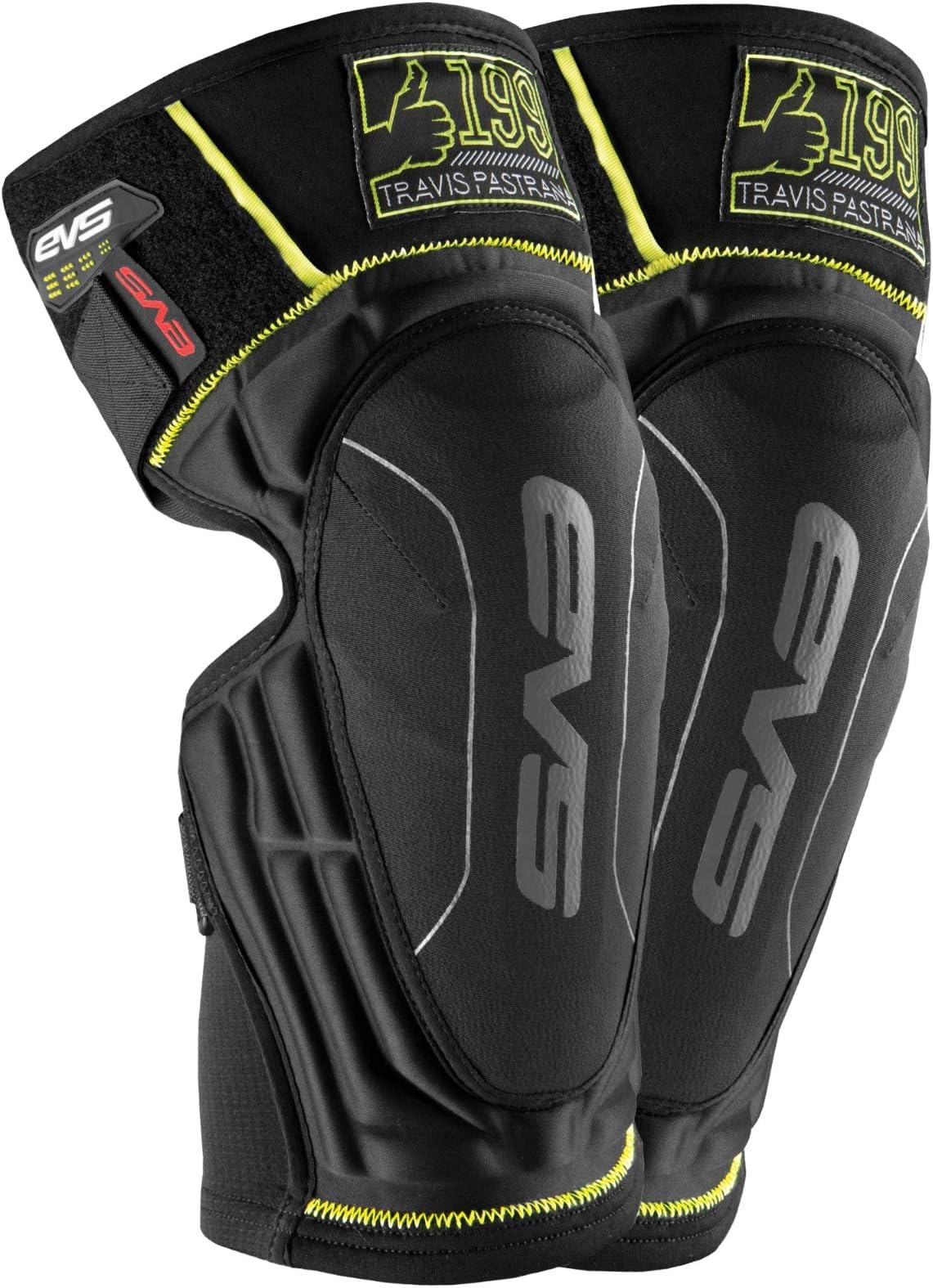 EVS Sports Men's TP199 Lite Knee Pad (Black, Small/Medium), 2 Pack -TP199LK-BK-S/M