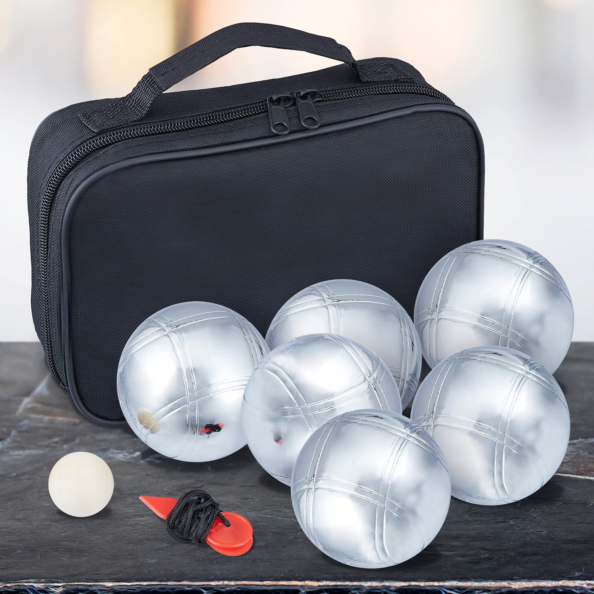 Monsterzeug Boccia, set di palline per bocce, per divertimento all'aperto, gioco sportivo per esterni