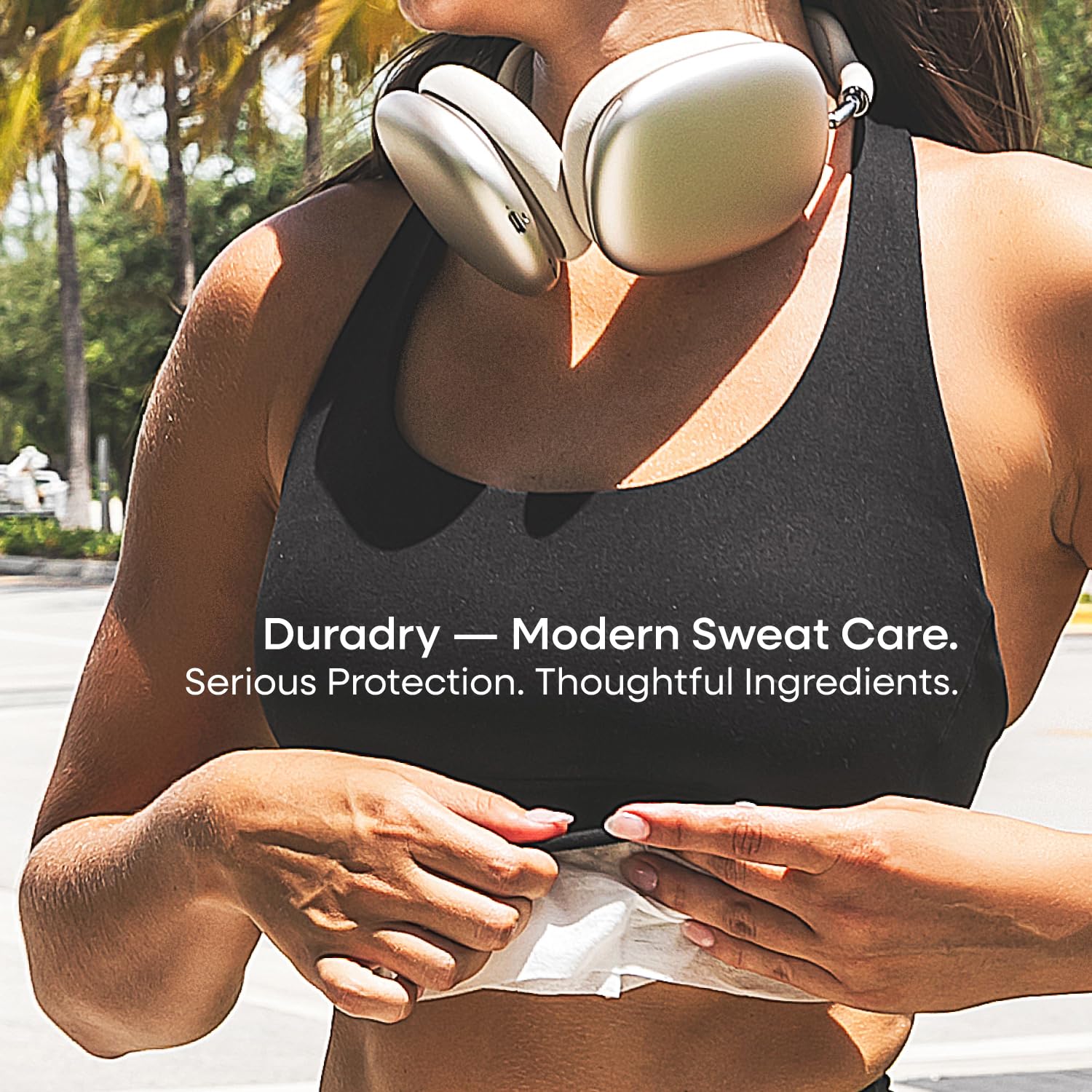 Duradry Sweat Control Body Wipes – Full-Body Sweat Protection, Unscented | Easy-to-use sweat control for chest, hands, feet, back, groin and more. Stay fresh and confident wherever the day takes you.