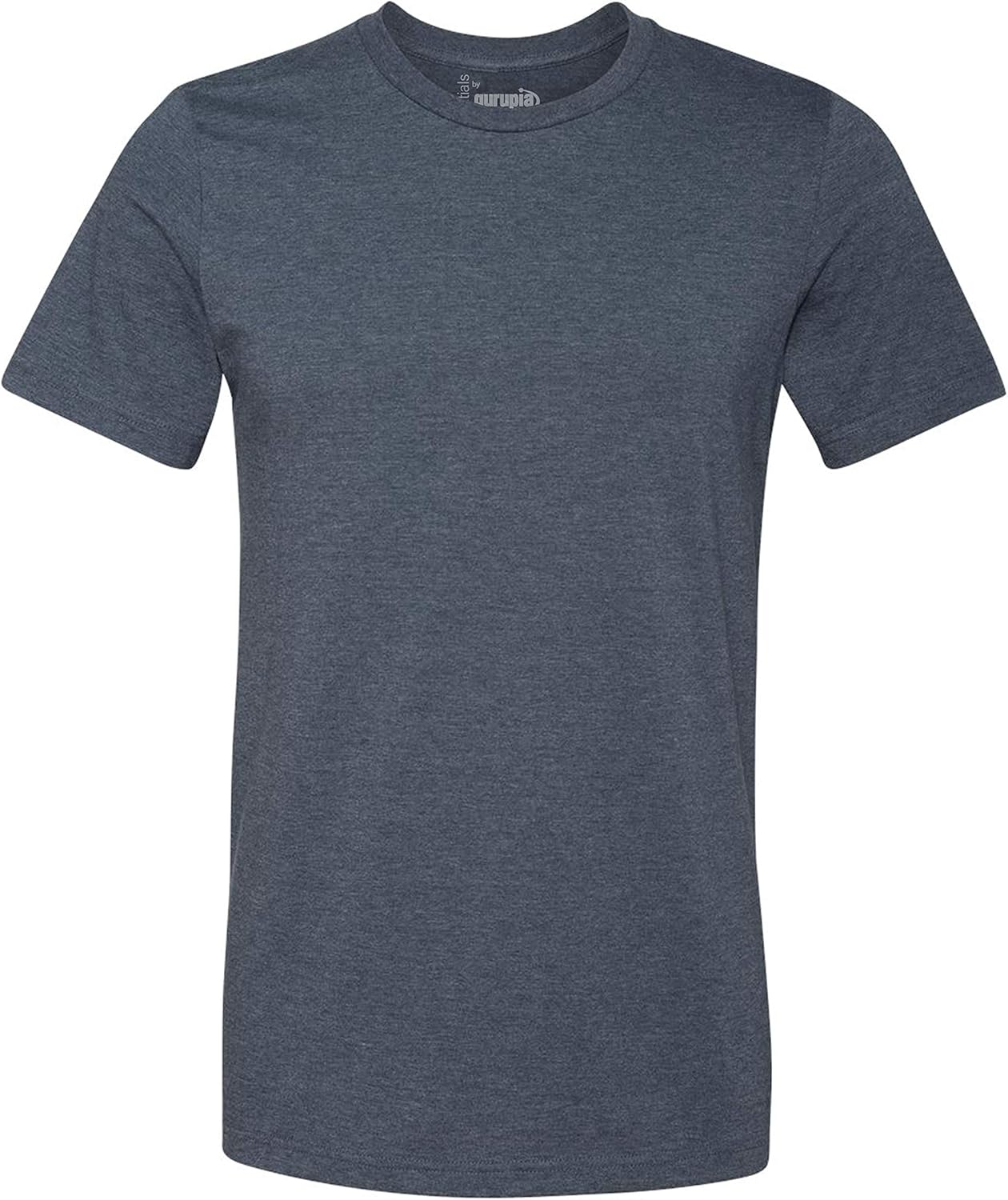 4 Pack Men T-Shirts. Super Soft Blend Cotton, Crew-Neck Fitted Short Sleeve Top. Slim Fit. Tees for Guys. Made in USA