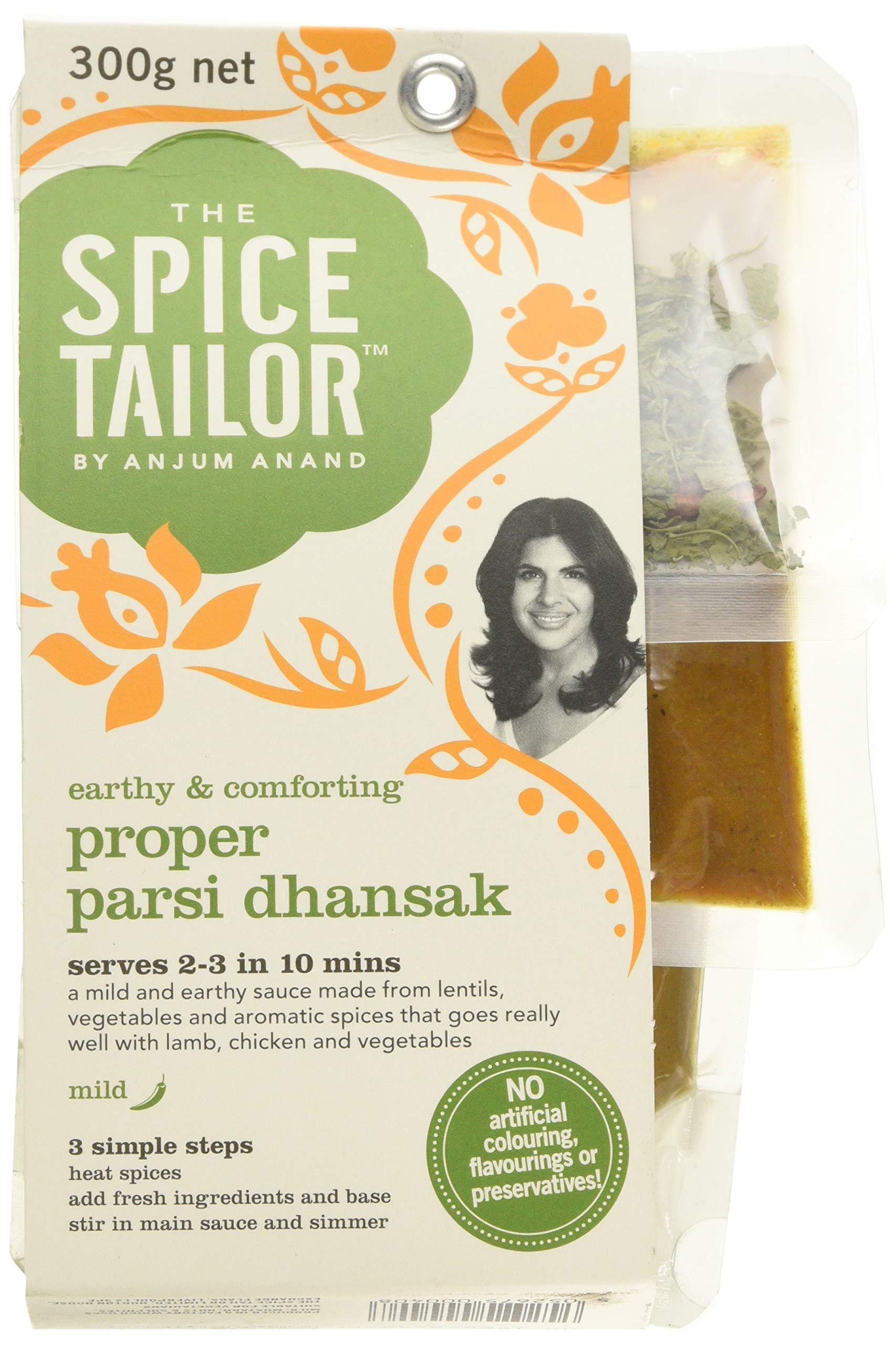 The Spice Tailor, Indian Curry Sauce Kits, Proper Parsi Dhansak, 300 g Packet (Pack of 1)