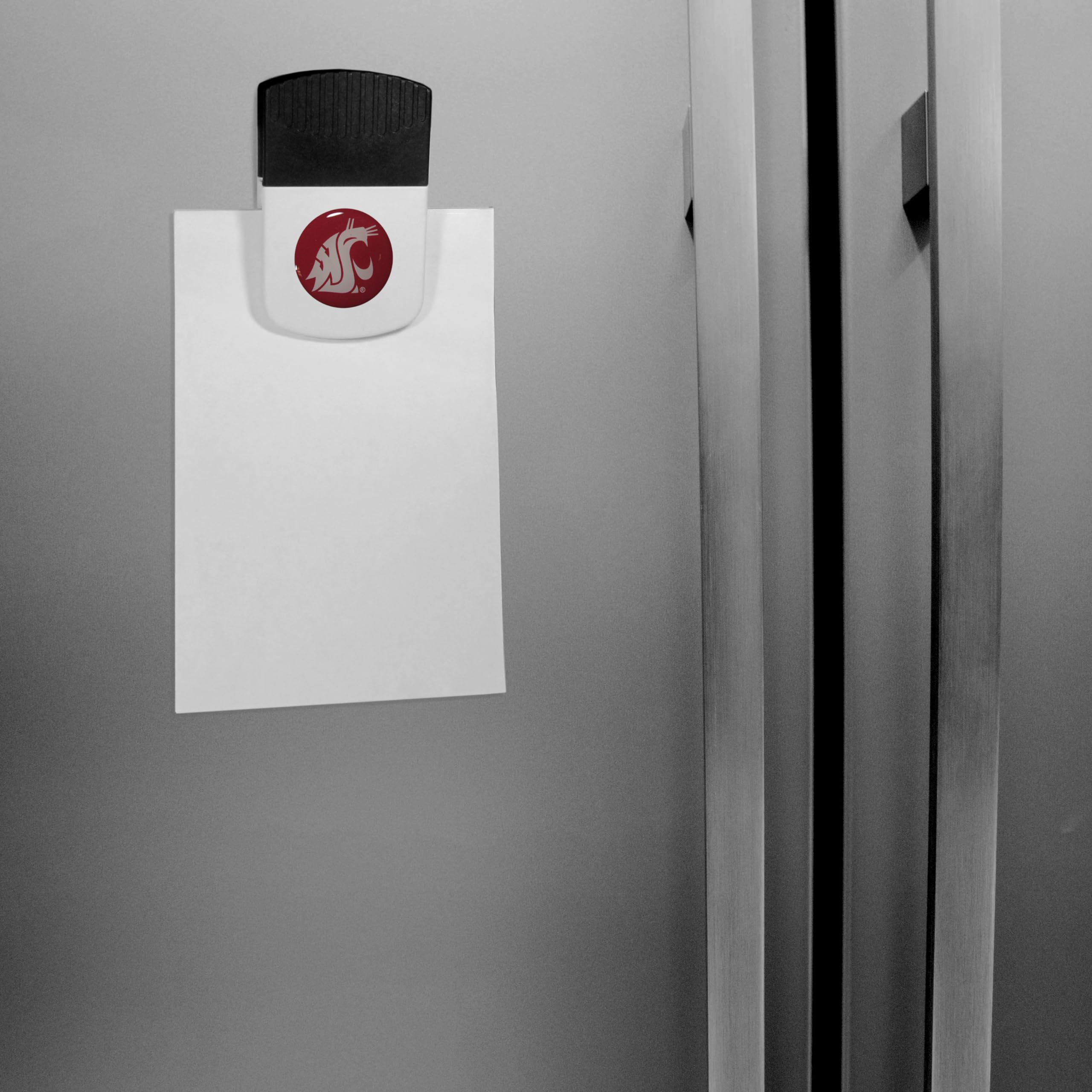 Siskyou Sports NCAA Washington State Cougars Chip Clip Magnet with Bottle Opener, 3pk One Size, White