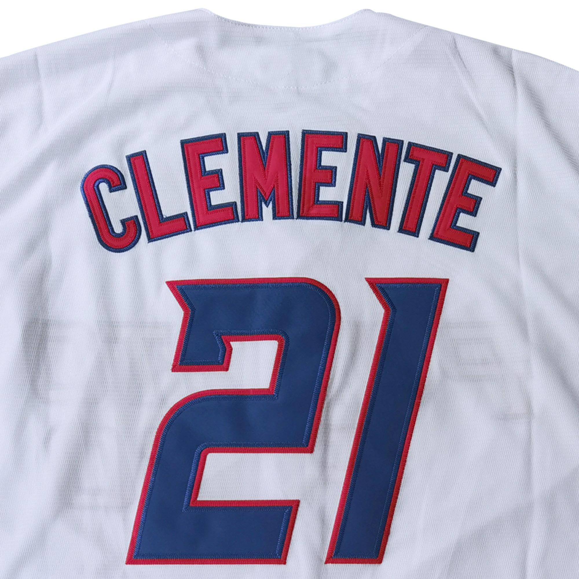 Kekambas #21 Roberto Clemente Puerto Rico World Game Classic Mens Baseball Jersey Stitched