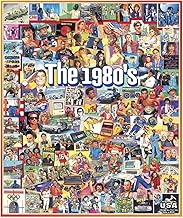 White Mountain Puzzles The Eighties - 1000 Piece Jigsaw Puzzle