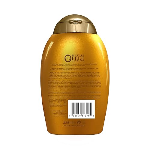 Miniatura 3 de OGX - Shampoo anti frizz de aceite de pracaxi para restauración profunda y recuperación del cabello con mantequilla de murumuru para hidratar