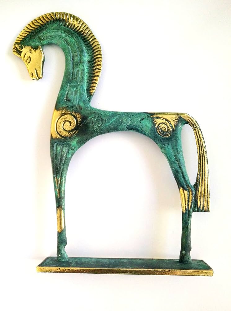 古代ギリシャ　スパルタ　ブロンズ製　馬の像　幾何学時代　レプリカ 51oOEW6aHDL._UF894,1000_QL80_.jpg