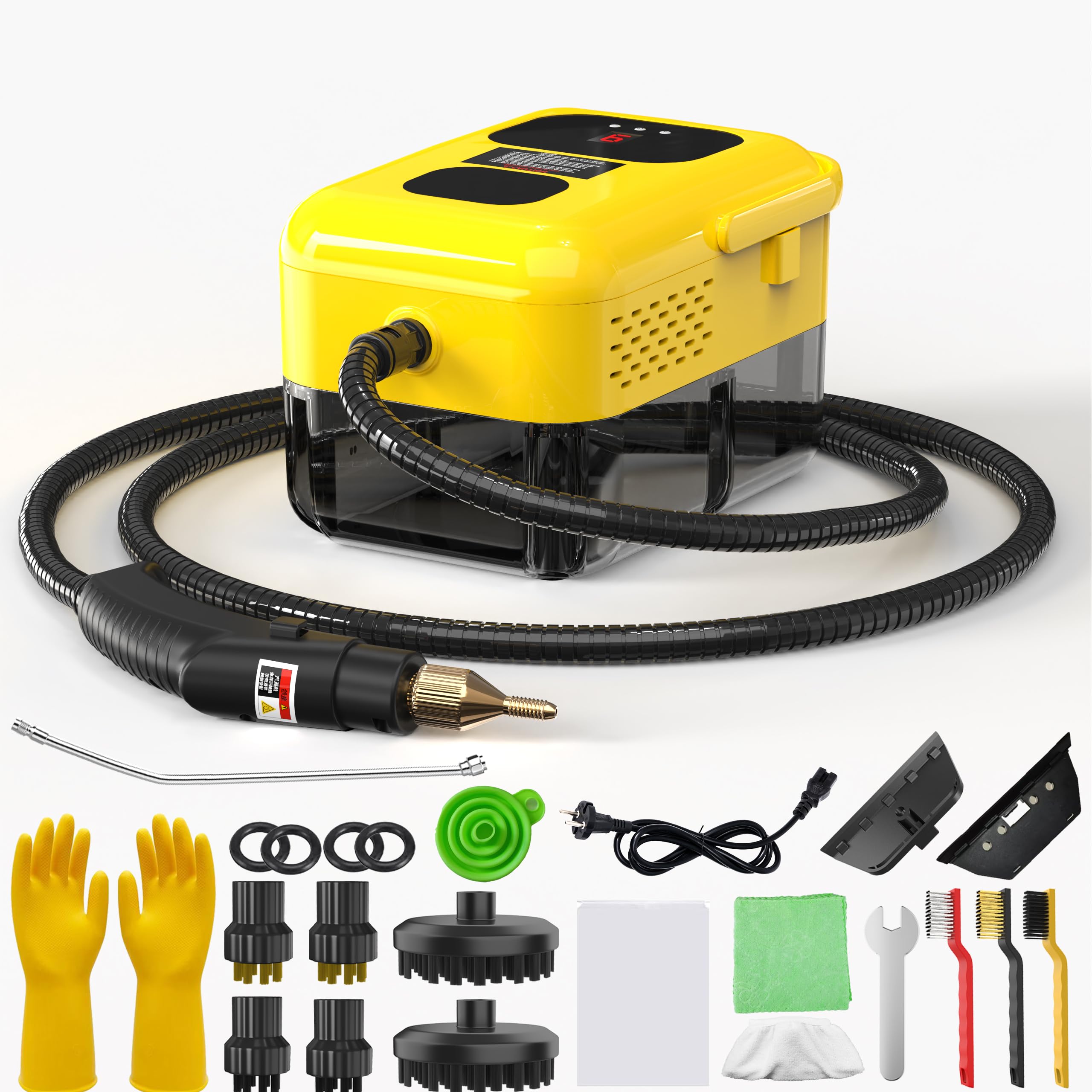 2500W handheld steam cleaner new household high-temperature and high-pressure steam cleaner suitable for cleaning sofas and tile grout
