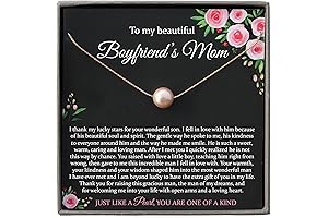 For My Boyfriend's Mom 14k Rose Gold Filled Necklace